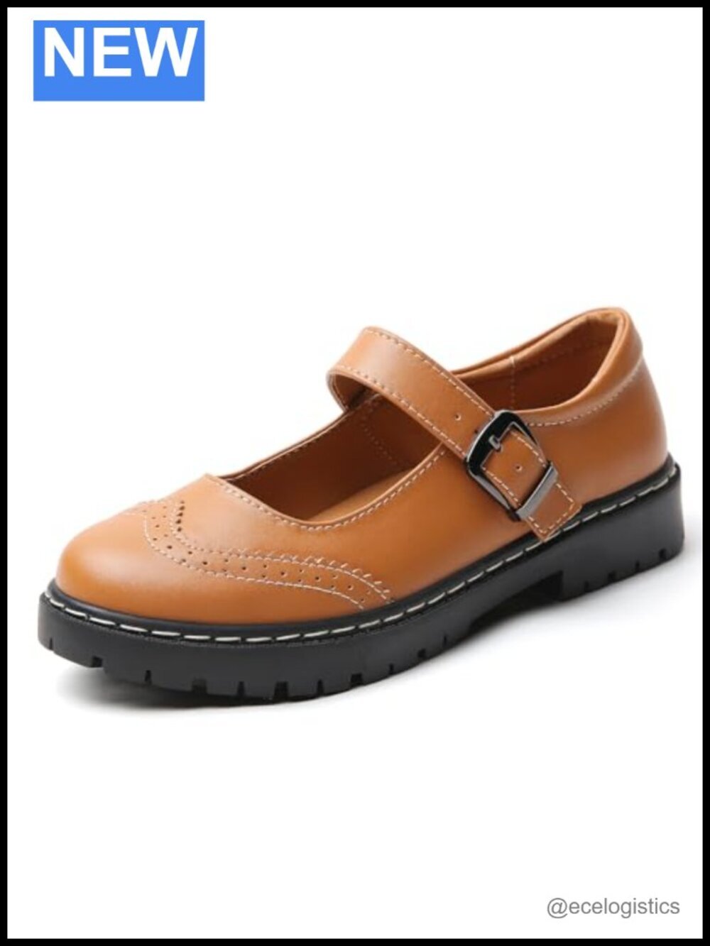 Women Mary Jane Flats Non-Slip Casual School Dress Shoes Oxford Comfort Work